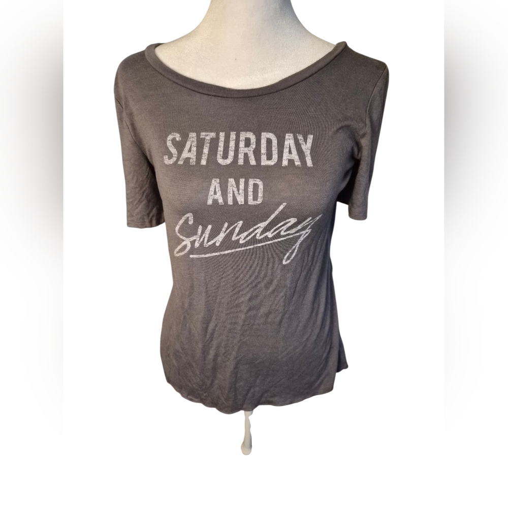 Express Charcoal Weekend Graphic Tee